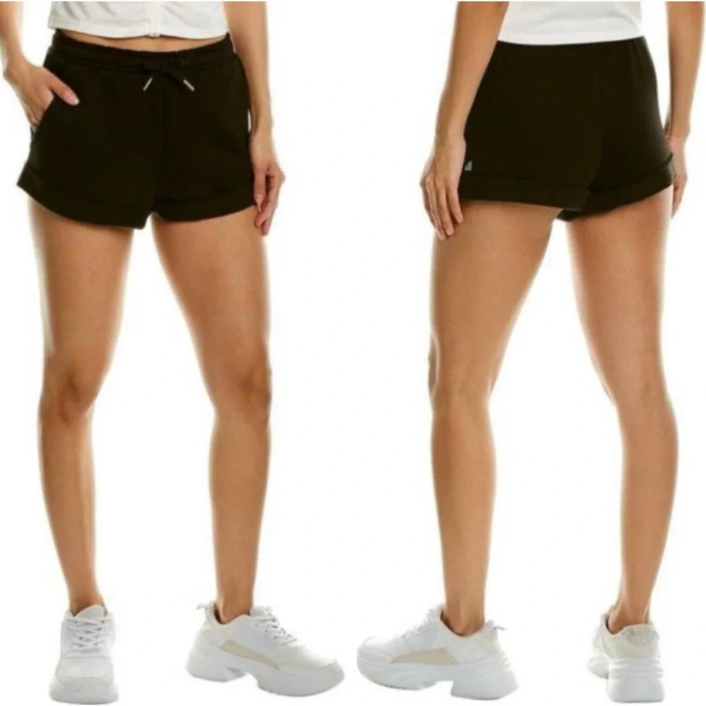 NEW WeWoreWhat Women's Size Small Black Pull On Sweat Shorts